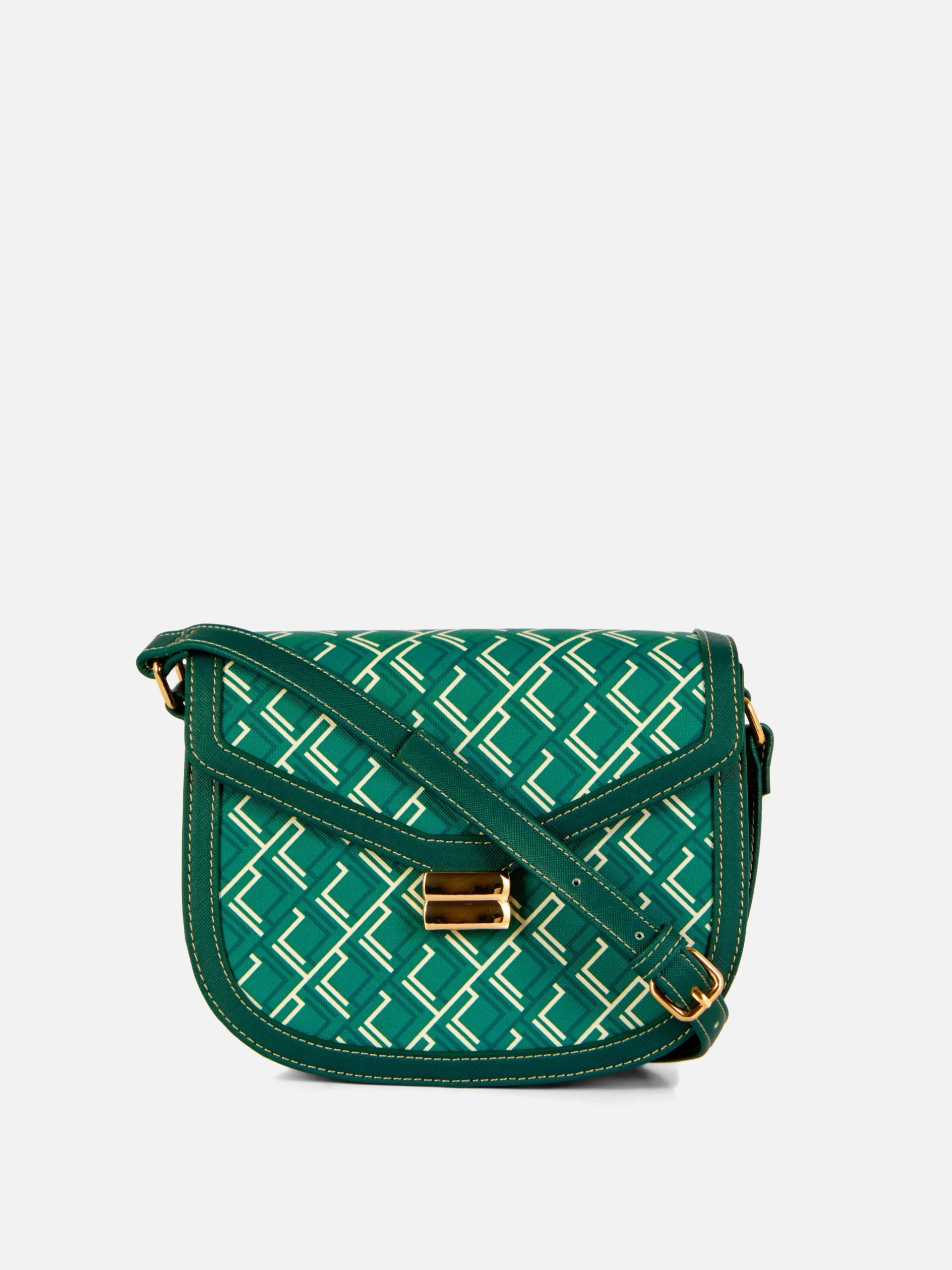 Zadeltas Met Monogramprint